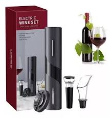 DESCORCHADOR VINO CON ACCESORIOS