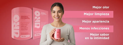 URO VAGINAL PROBIOTICS (BODEGA E) PARA LA SALUD VAGINAL DE LAS MUJERES, EQUILIBRIO DEL PH