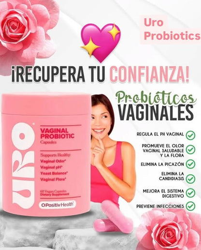 URO VAGINAL PROBIOTICS (BODEGA E) PARA LA SALUD VAGINAL DE LAS MUJERES, EQUILIBRIO DEL PH