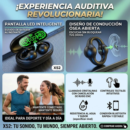 AUDÍFONOS INALÁMBRICO X52