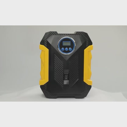 COMPRESOR DE AIRE DIGITAL PARA COCHE AUTO BOMBA INFLADORA PORTÁTIL