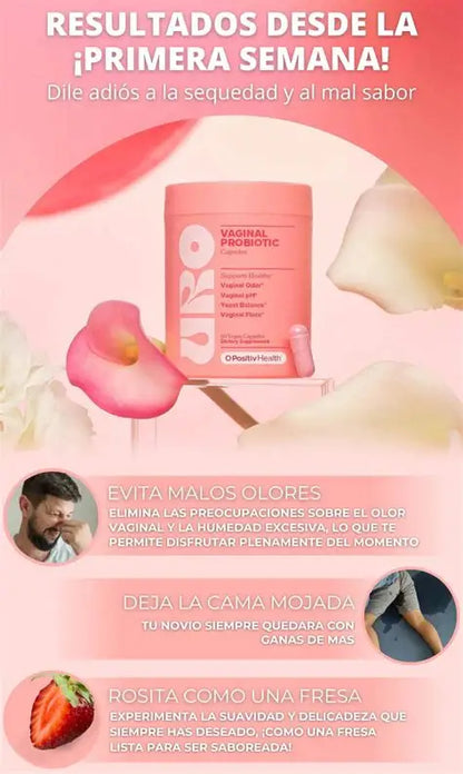 URO VAGINAL PROBIOTICS (BODEGA E) PARA LA SALUD VAGINAL DE LAS MUJERES, EQUILIBRIO DEL PH