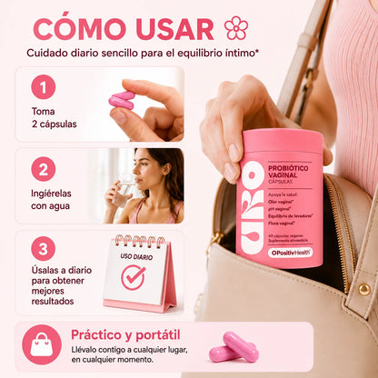 URO VAGINAL PROBIOTICS (BODEGA E) PARA LA SALUD VAGINAL DE LAS MUJERES, EQUILIBRIO DEL PH
