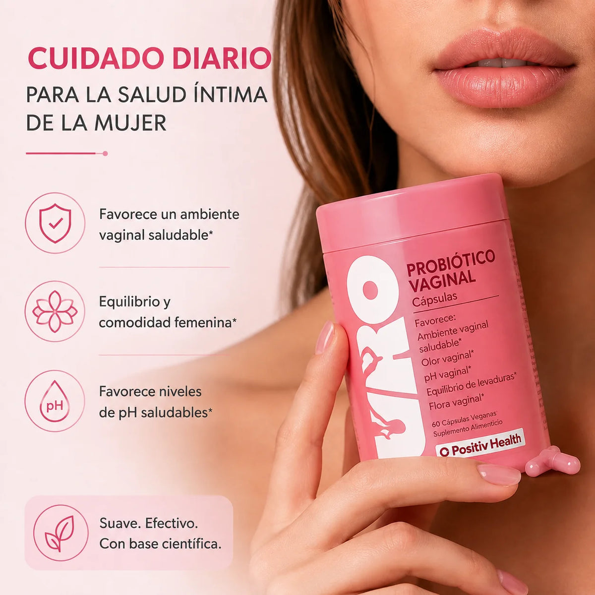 URO VAGINAL PROBIOTICS (BODEGA E) PARA LA SALUD VAGINAL DE LAS MUJERES, EQUILIBRIO DEL PH