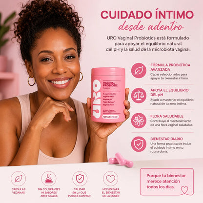 URO VAGINAL PROBIOTICS (BODEGA E) PARA LA SALUD VAGINAL DE LAS MUJERES, EQUILIBRIO DEL PH